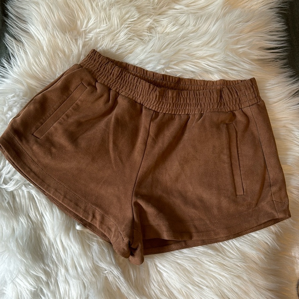 A B E R C R O M B I E & F I T C H Sueded Mini Sho… - image 1